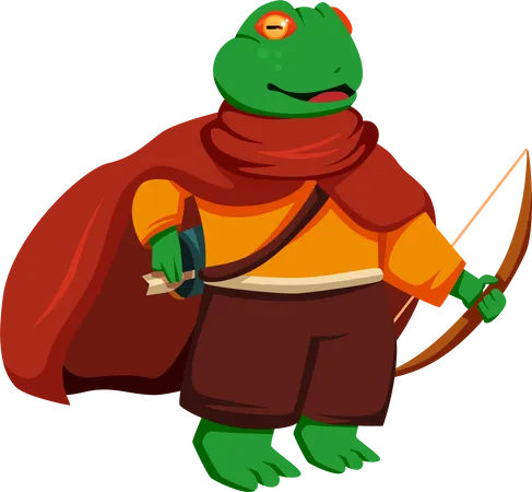 Frog Warrior  Illustration