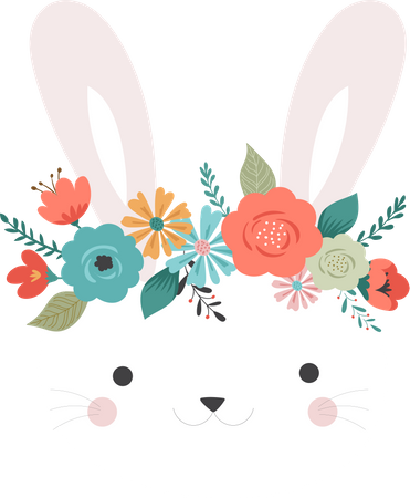 Frohe Ostern  Illustration