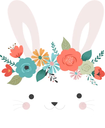 Frohe Ostern  Illustration