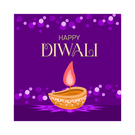 Frohes Diwali  Illustration