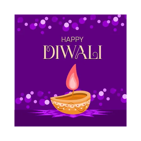 Frohes Diwali  Illustration