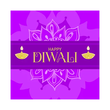 Frohes Diwali  Illustration