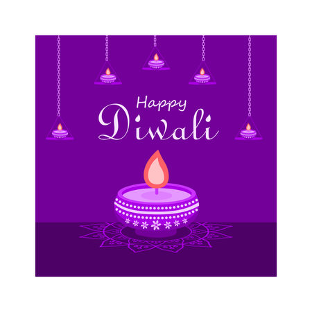 Frohes Diwali  Illustration