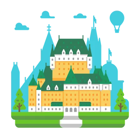 Schloss Frontenac  Illustration