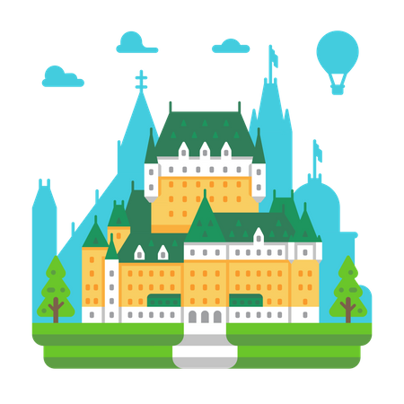 Frontenac Chateau  Illustration