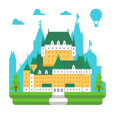 Frontenac Chateau  Illustration