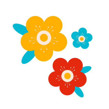 Frühlingsblume  Illustration