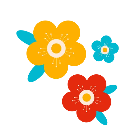 Frühlingsblume  Illustration