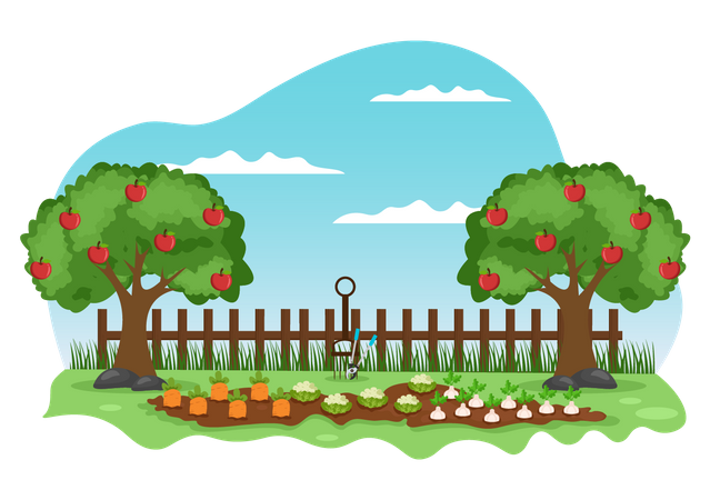 Fruit Farm  Illustration