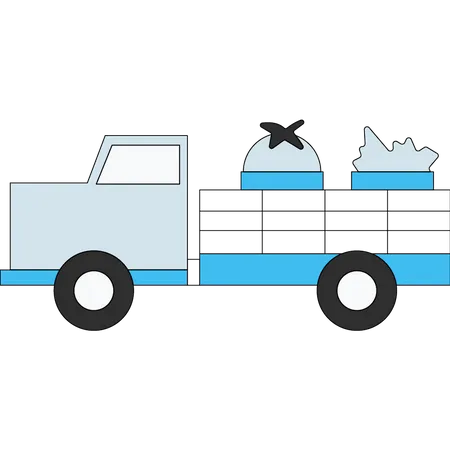 Fruit truck  Illustration