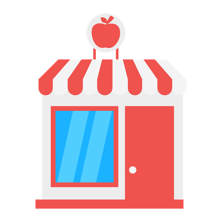 Fruits Shop  Illustration