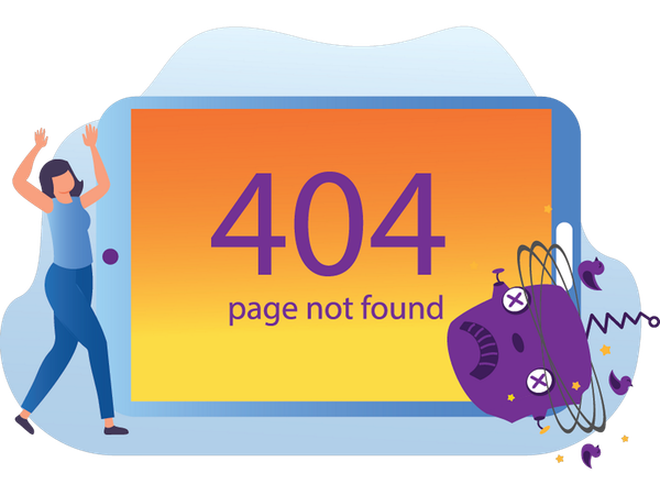 Frustrated user facing website error while loading  Illustration