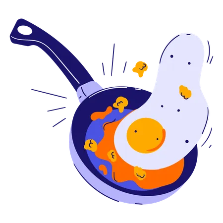 Frying pan  Illustration