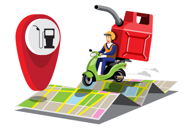 Fuel Delivery Illustration