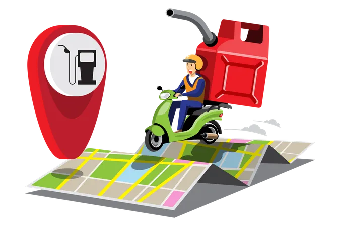 Fuel Delivery  Illustration