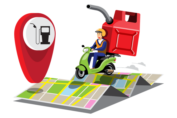 Fuel Delivery  Illustration