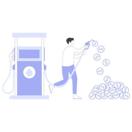 Fuel Price  Illustration