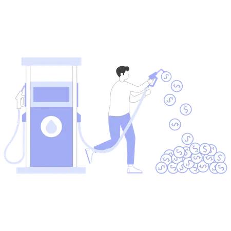 Fuel Price  Illustration