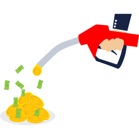 Fuel profit  Illustration