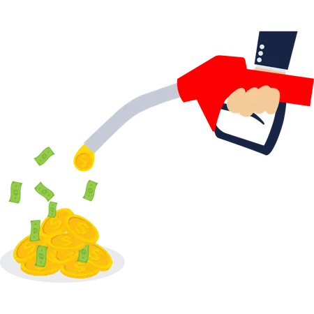 Fuel profit  Illustration
