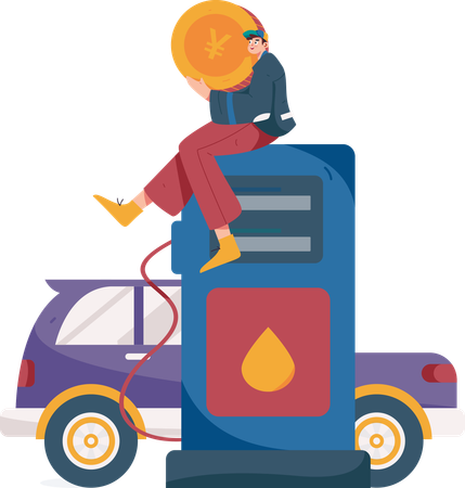 Fuel Service  Illustration
