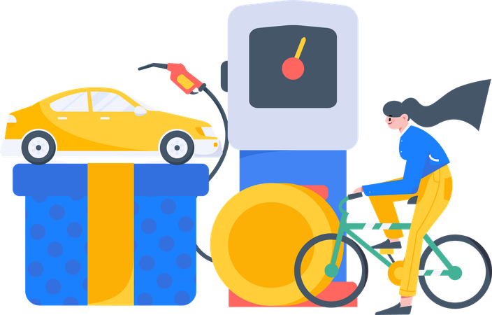 Fuel station  Illustration