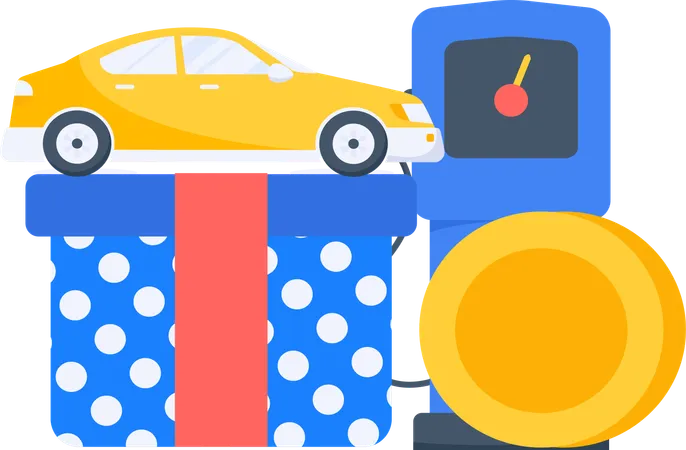 Fuel station  Illustration