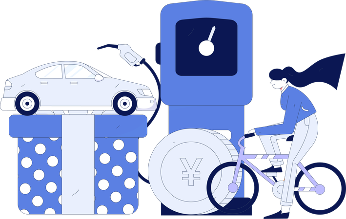 Fuel station  Illustration