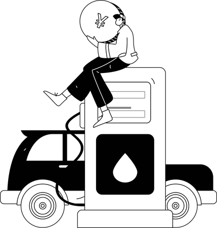 Fueling Station  Illustration