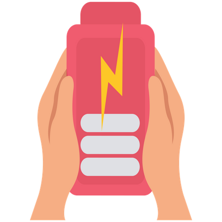 Full recharge energize battery  Illustration