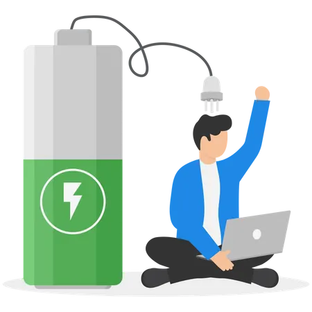 Full recharge energize  Illustration