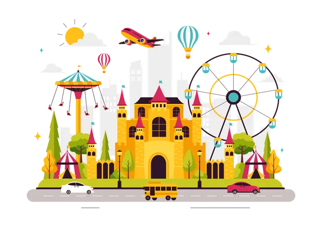 Fun Park  Illustration