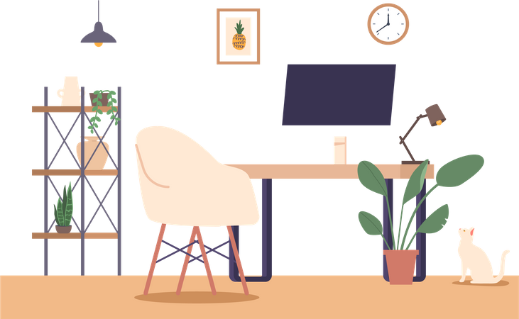 Functional workspace  イラスト