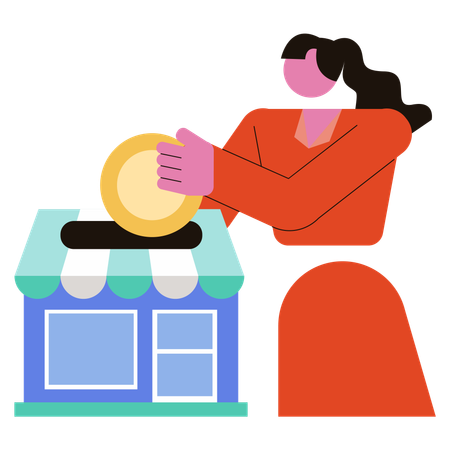 Funding Store  Illustration