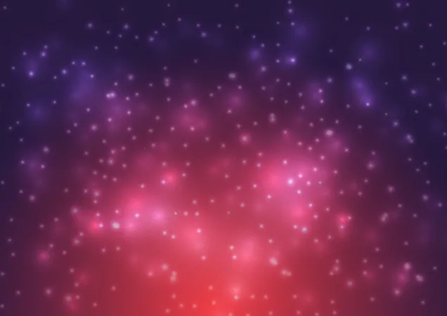Ceus Noturnos Com Estrelas Brilhantes Fundo Colorido Da Galaxia Ilustração
