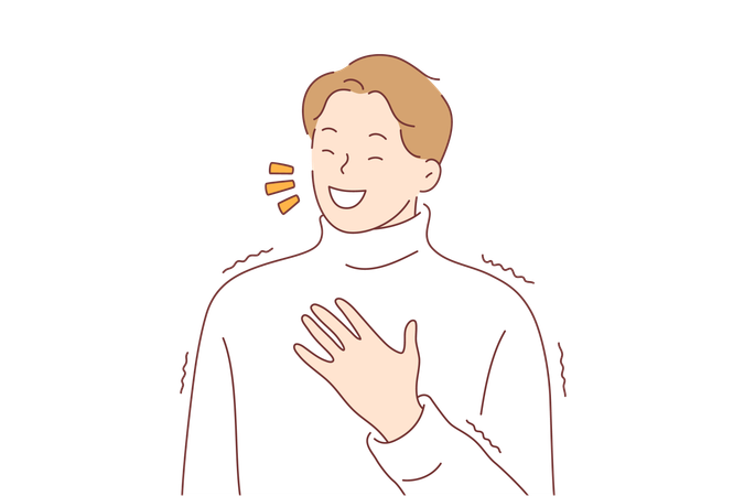 Funny boy  일러스트레이션
