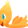 illustration funny duck