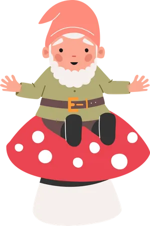 Funny Garden Decoration  Illustration