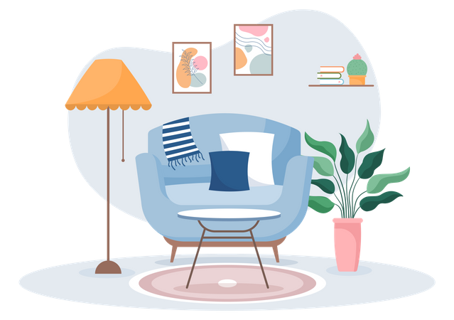 Furniture Shop  Illustration