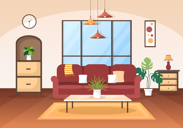 Furniture Store  Illustration