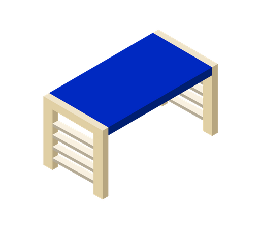 Furniture table  Illustration