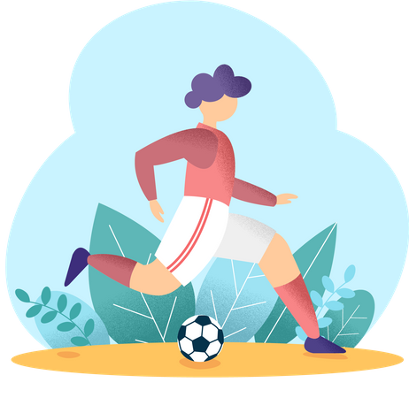 Fußball  Illustration