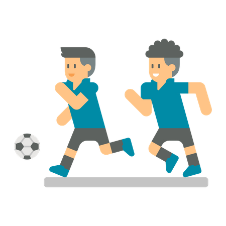 Fußballspieler  Illustration