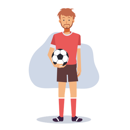 Fußballspieler  Illustration