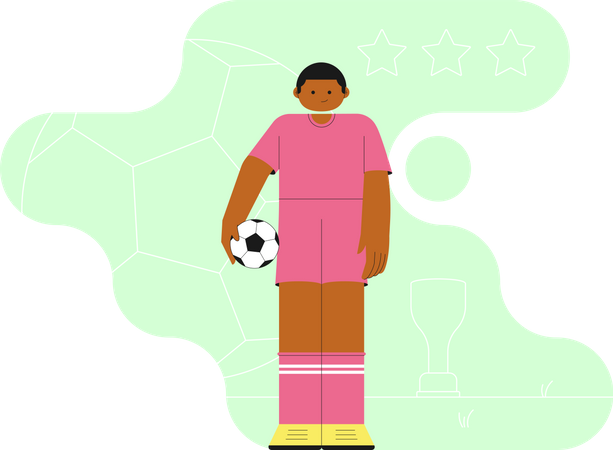 Fußballspieler  Illustration