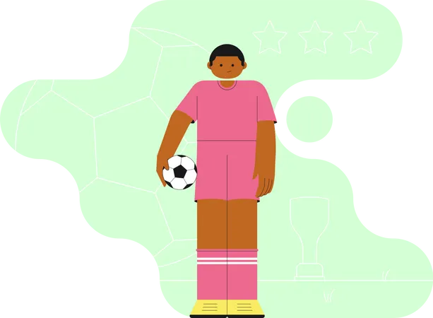 Fußballspieler  Illustration