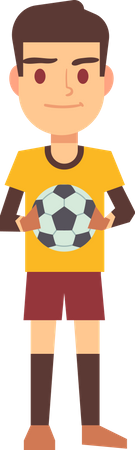 Fußballspieler  Illustration