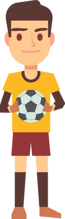 Fußballspieler  Illustration