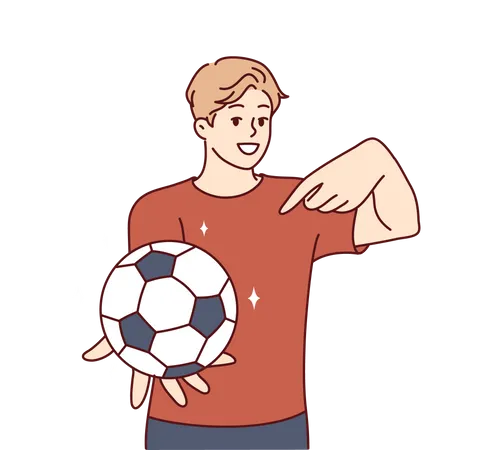 Fußballspieler  Illustration