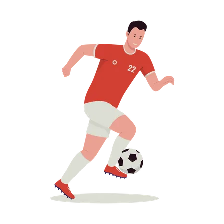 Fußballspieler  Illustration